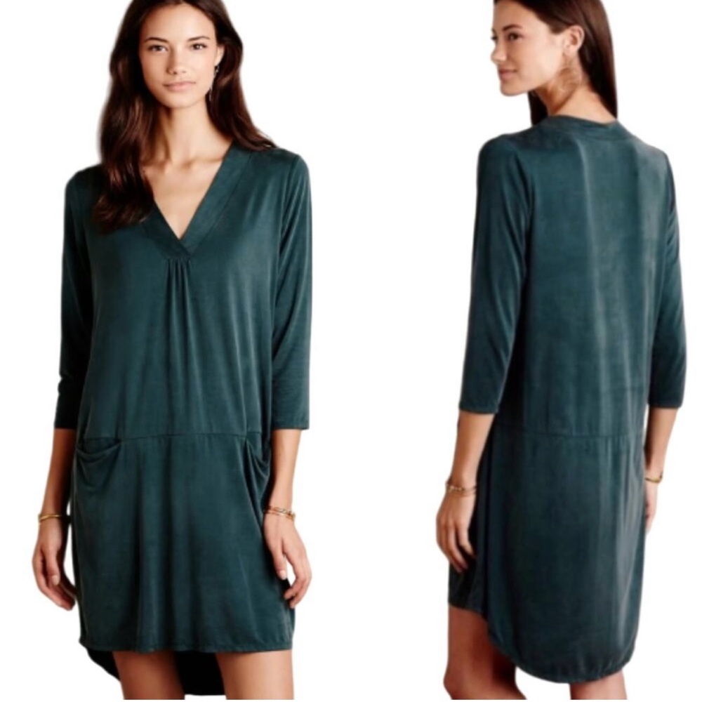 Dolan by Anthropologie Drop Waist Hi-Lo Dress Size S